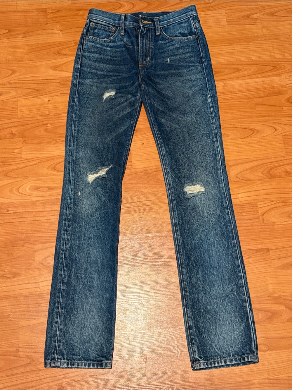 NWT Carmar Dark Blue Straight Jeans sz 23